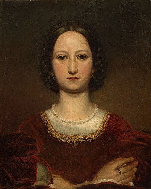 Portrait of the Artist’s Wife, 1860, Karl Purkyne