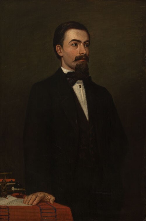 Portrait of Leopold Křikava, 1858, Karl Purkyne