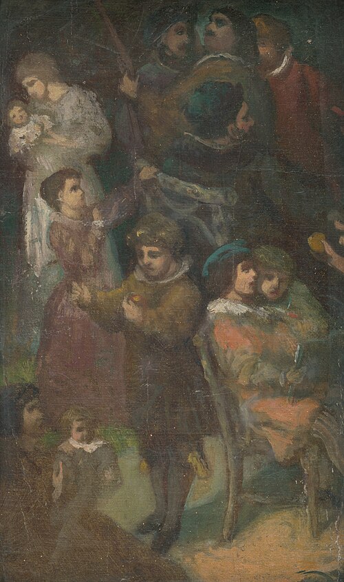 Skica k Shakespearovským sprievodom ?, 1854, Karl Purkyne