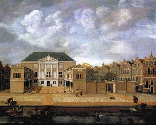 View of the Lakenhal, 1642, Susanna van Steenwijk