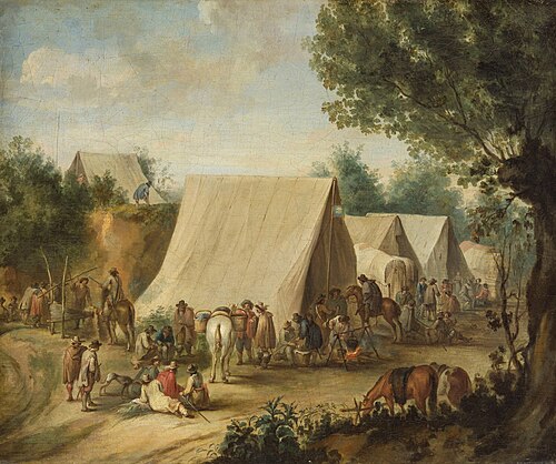 Camp, 1650, Robert van den Hoecke