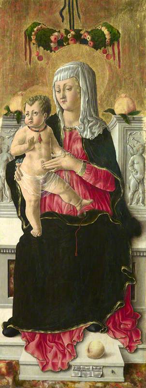 The Virgin and Child Enthroned, 1458, Giorgio Schiavone