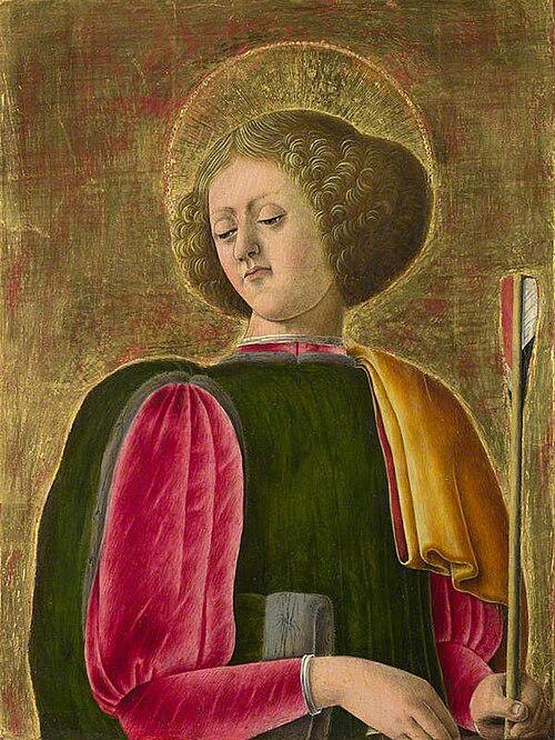 Saint Sebastian, 1458, Giorgio Schiavone