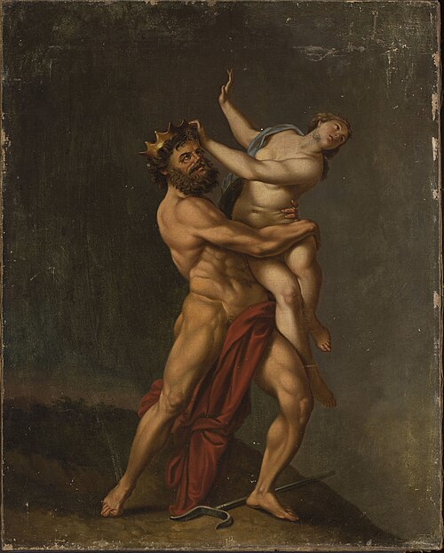 Abduction of Proserpina by Pluto, 1825, Sébastien Norblin