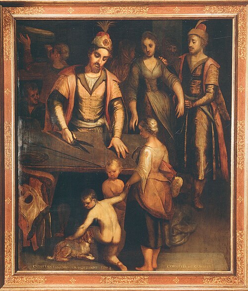 De naakten kleden, , Adam van Noort