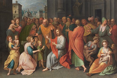 Christ blessing the children, , Adam van Noort