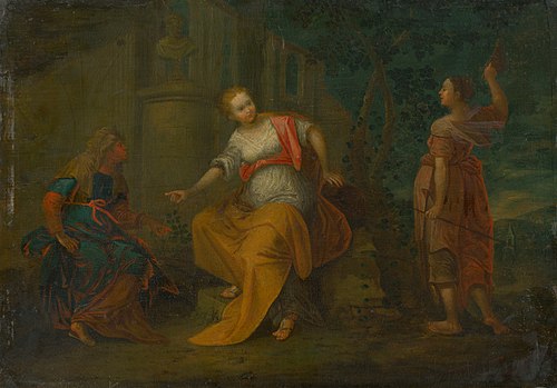 Noemi at the crossroads, 1620, Adam van Noort