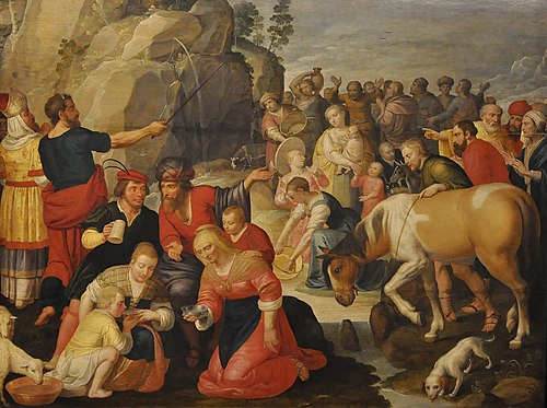 Moses Striking the Rock, 2000, Adam van Noort
