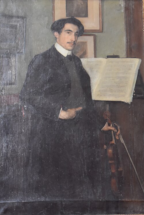 Portrait de M. Laparra, compositeur, 1905, William Laparra