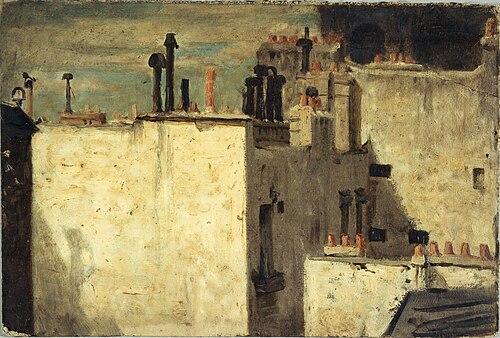 Toits de Paris, 1870, Charles-Émile Cuisin