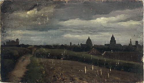 Vue générale de Paris depuis les Gobelins, 1864, Charles-Émile Cuisin
