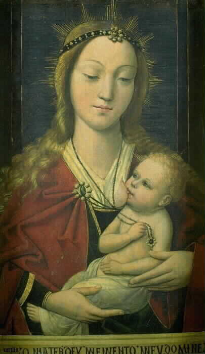 Maria mit dem Kind, 1450, Carillo