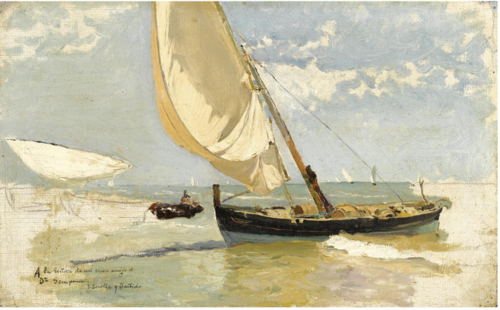 Beach Study, , Joaquín Sorolla
