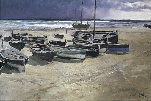 Approaching Storm, Valencia, 1899, Joaquín Sorolla