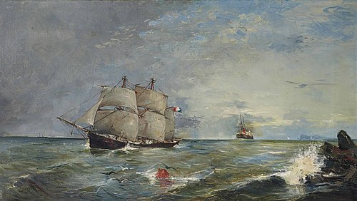Paisaje marino, 1880, Joaquín Sorolla