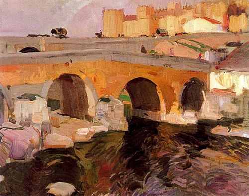 Le vieux pont d'Ávila, 1910, Joaquín Sorolla