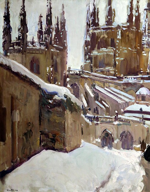 The Cathedral of Burgos, 1910, Joaquín Sorolla