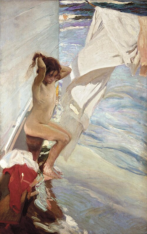 Before Bathing, 1909, Joaquín Sorolla