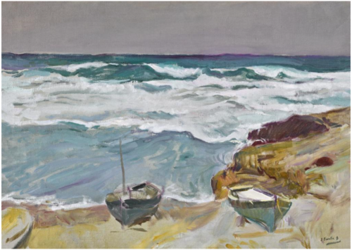 La Caleta Beach, Málaga, , Joaquín Sorolla