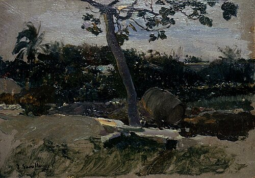 Garden, Valencia, 1909, Joaquín Sorolla