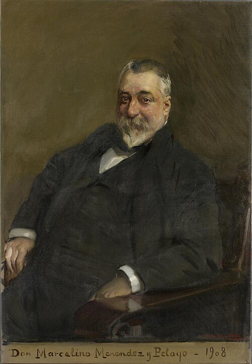Marcelino Menéndez y Pelayo, 1908, Joaquín Sorolla