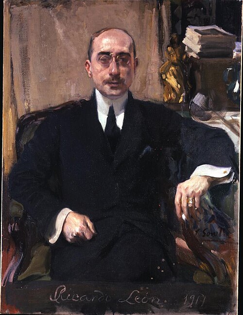 Ricardo de Léon y Román, 1917, Joaquín Sorolla