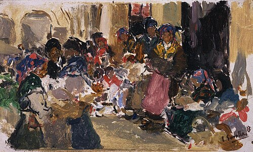 Market, León (Arcade), 1907, Joaquín Sorolla