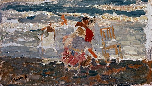 The Beach, Valencia (Children), 1908, Joaquín Sorolla