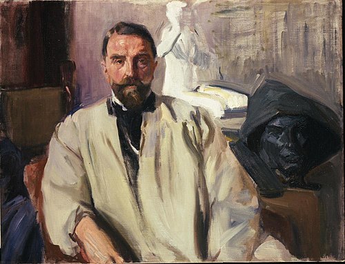 Miguel Blay y Fábregas, 1918, Joaquín Sorolla