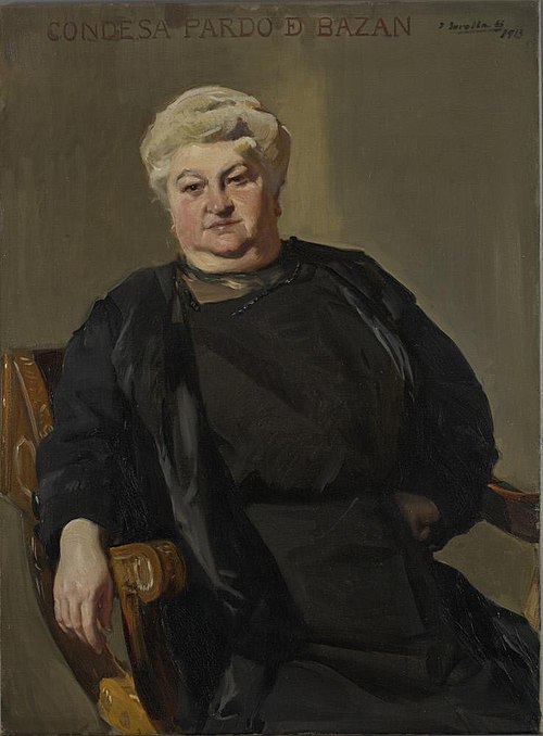 Emilia Pardo Bazán, Condesa de Pardo Bazán, 1913, Joaquín Sorolla
