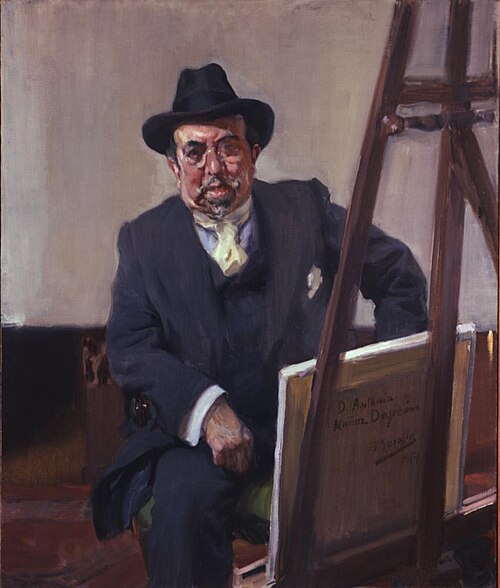 Antonio Muñoz Degrain, 1917, Joaquín Sorolla