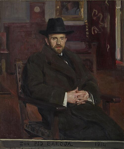 Don Pio Baroja y Nessi, 1914, Joaquín Sorolla