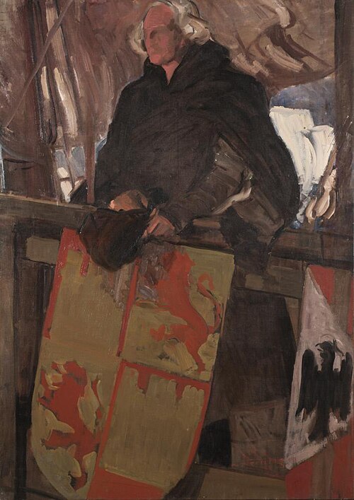 Columbus Leaving Palos (With Coat of Arms), 1909, Joaquín Sorolla