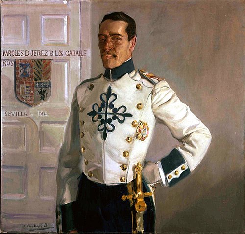 Manuel Pérez de Guzmán y Boza Liaño Aubarede, Marqués de Jerez de los Caballeros, 1914, Joaquín Sorolla