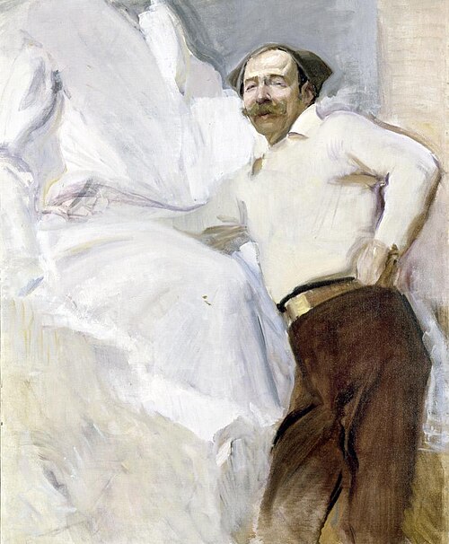 The Sculptor, Mariano Benlliure y Gil, 1917, Joaquín Sorolla