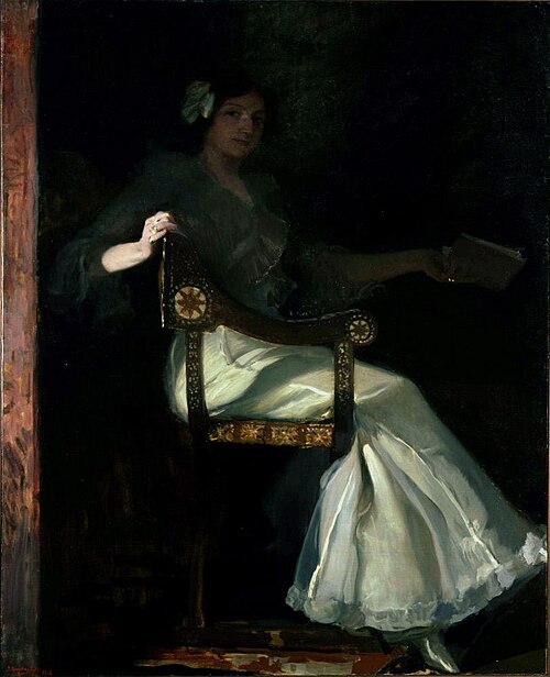 Señora de Sorolla in White, 1902, Joaquín Sorolla