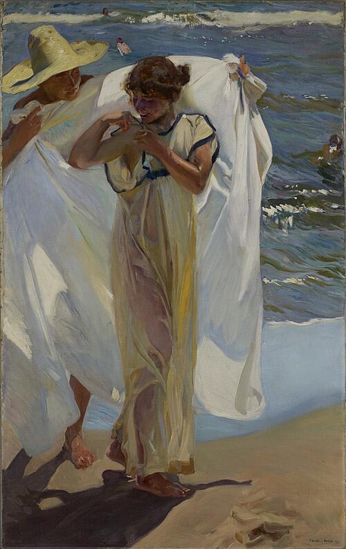 After the Bath, 1908, Joaquín Sorolla