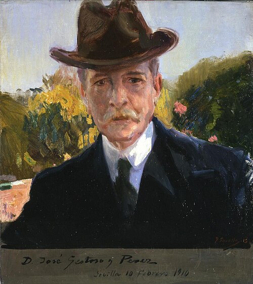 José Gestoso y Pérez, 1910, Joaquín Sorolla