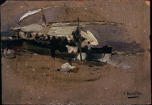 Sketch of Boats, 1915, Joaquín Sorolla