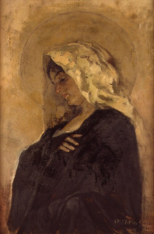 Virgin Mary, 1885, Joaquín Sorolla