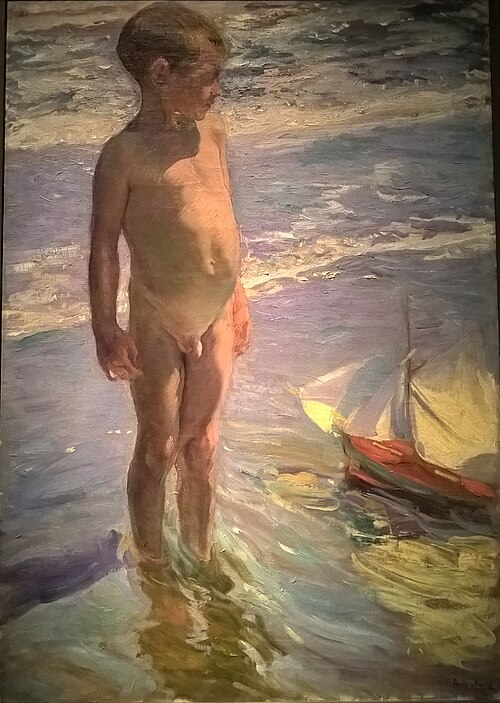 The little boatman, 1904, Joaquín Sorolla