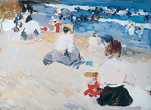 Ladies on the Beach, 1906, Joaquín Sorolla