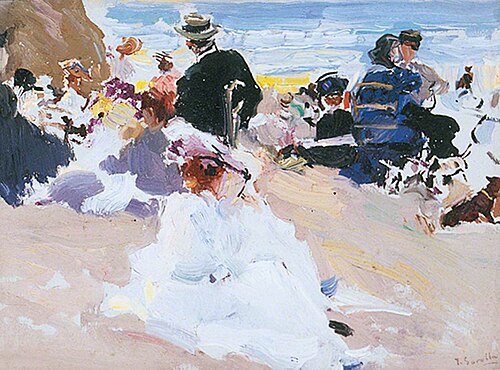 The Beach, 1906, Joaquín Sorolla