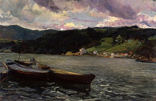 Estuary of the Nalón, Asturias, , Joaquín Sorolla