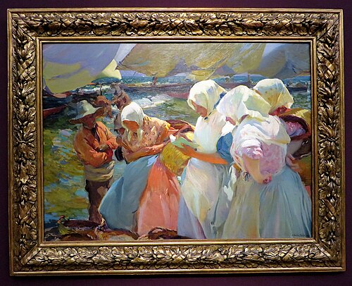 Fischerfrauen am Strand, , Joaquín Sorolla