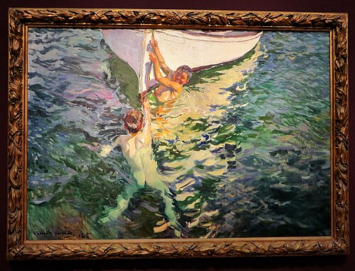 Das weiße Boot, Javea, 1905, Joaquín Sorolla