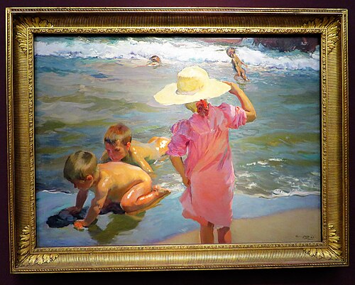 Kinder am Meeresufer., 1903, Joaquín Sorolla
