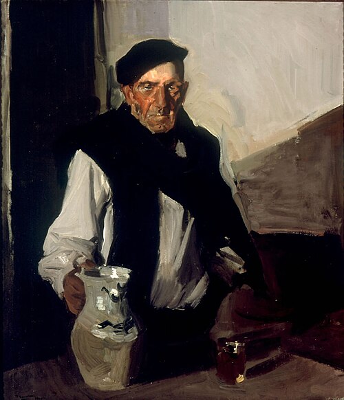 Basque drinker (Juan Ángel), 1910, Joaquín Sorolla