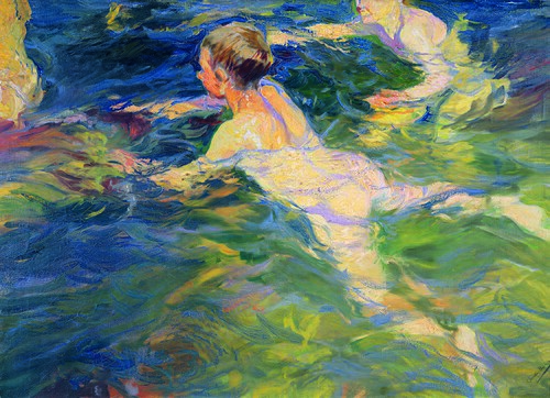 Nadadores, Jávea, 1905, Joaquín Sorolla
