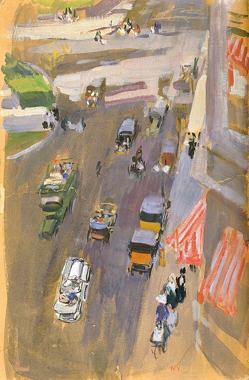 Fifth Avenue, Nueva York, 1911, Joaquín Sorolla